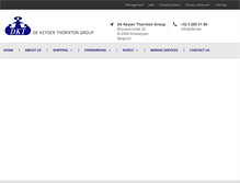 Tablet Screenshot of dkt.be